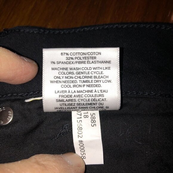 Express Womens Size 4R Black Stretch Midrise Legging Distressed Jeans Pants - Picture 11 of 11